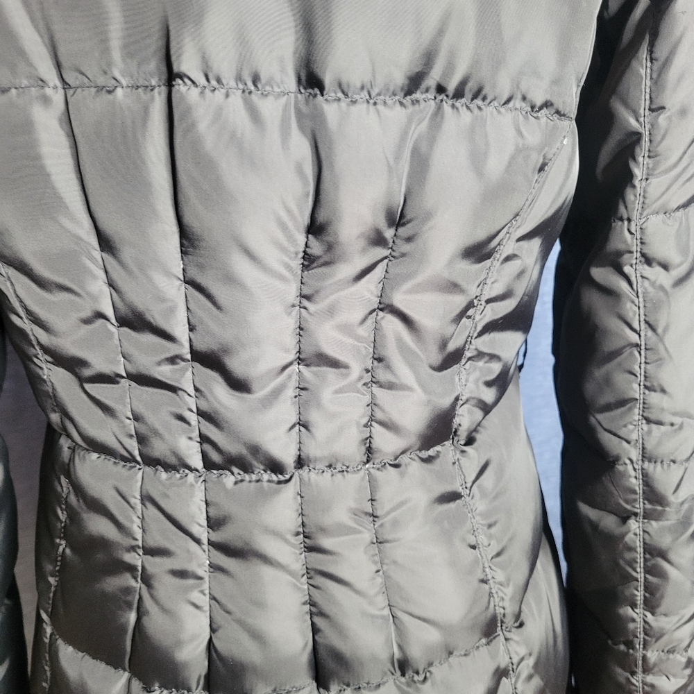 Sam Edelman Black Puffer Coat. Size SM Jacket Winter Three Quter Cabincore - Picture 6 of 11